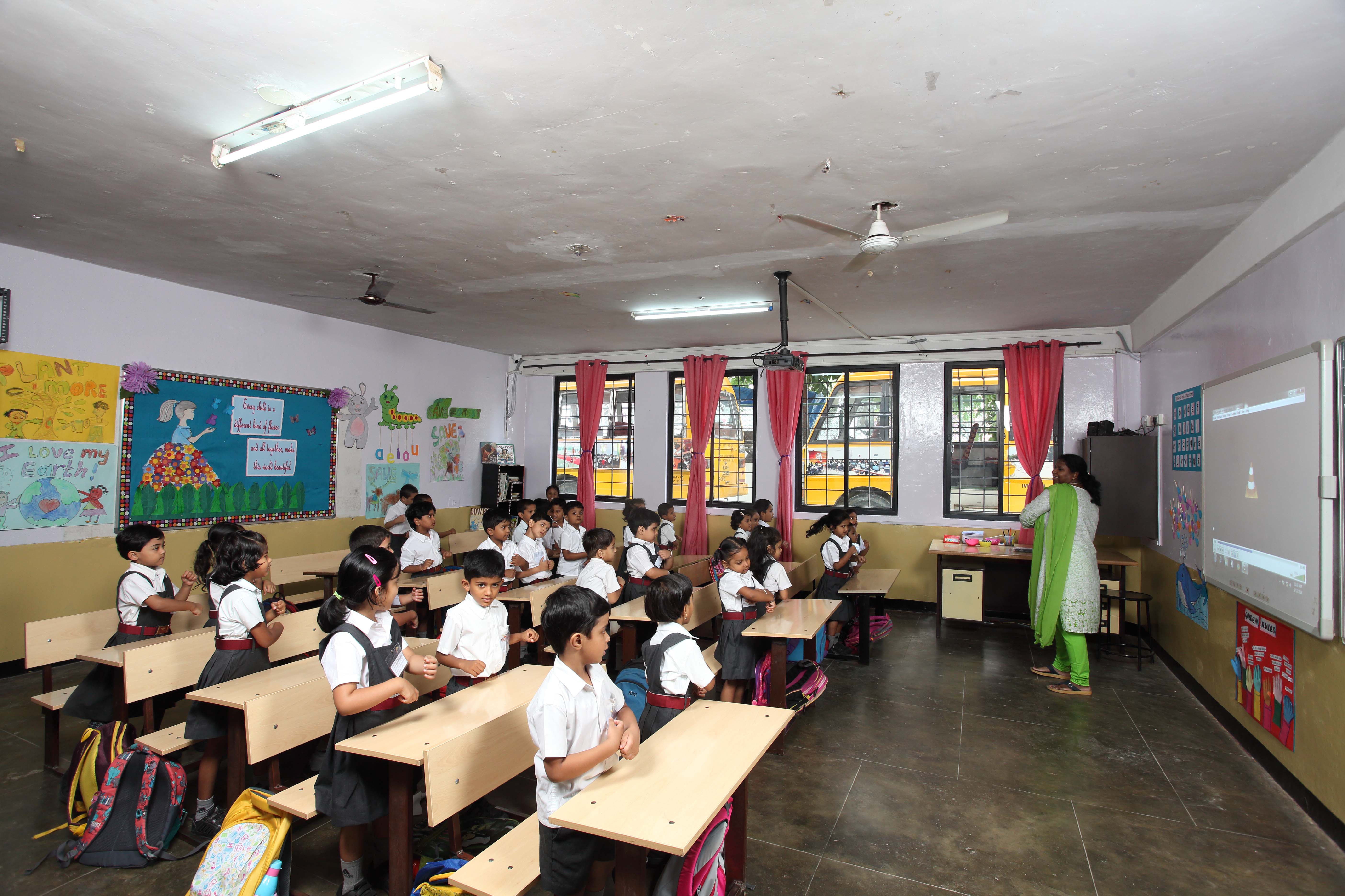 Primary school classroom