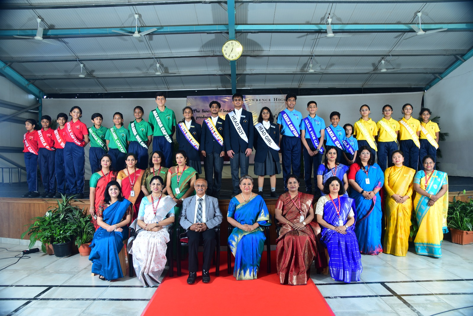 Students working on group project